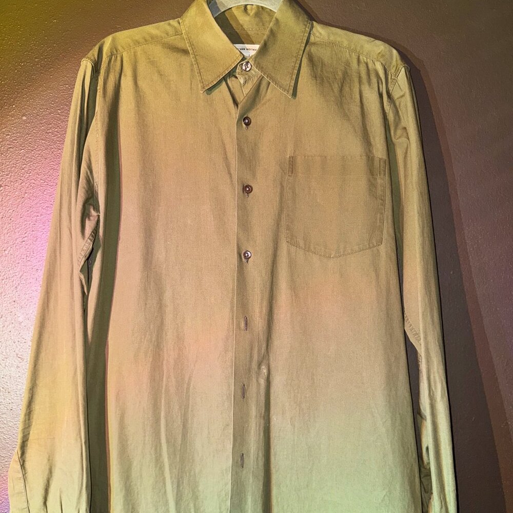 Dries Van Noten long sleeve button up shirt Men's US M